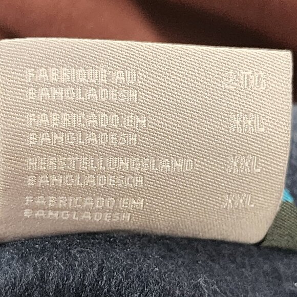 Columbia Sportswear Navy and Burgundy Full Zip Poly Fleece LS Sweater Jacket XXL - Picture 15 of 16